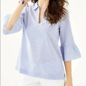 Lilly Pulitzer Ginger Bell Sleeve Top